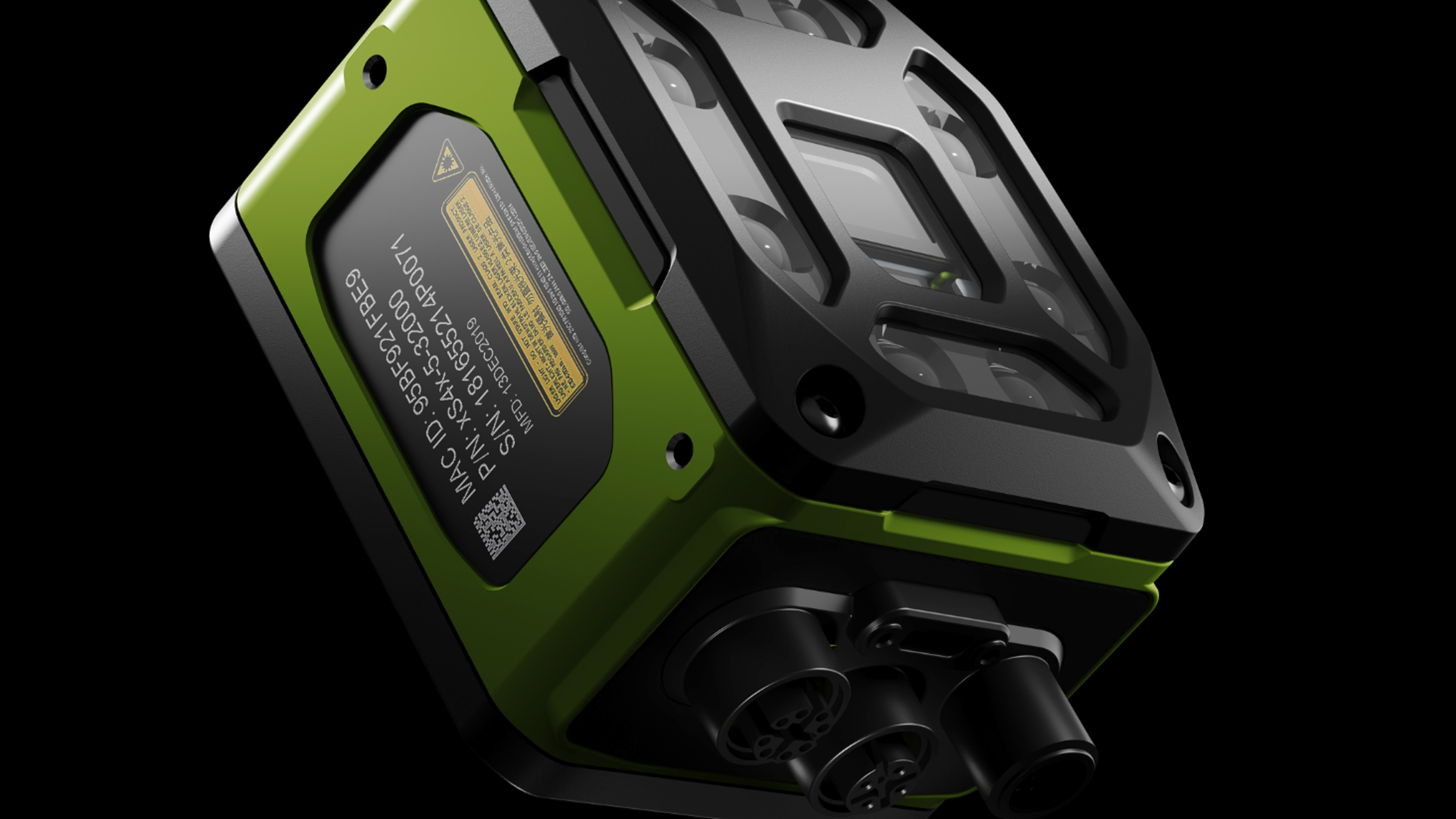 Front and back beauty render of the FS40-FS42 Machine Vision Camera