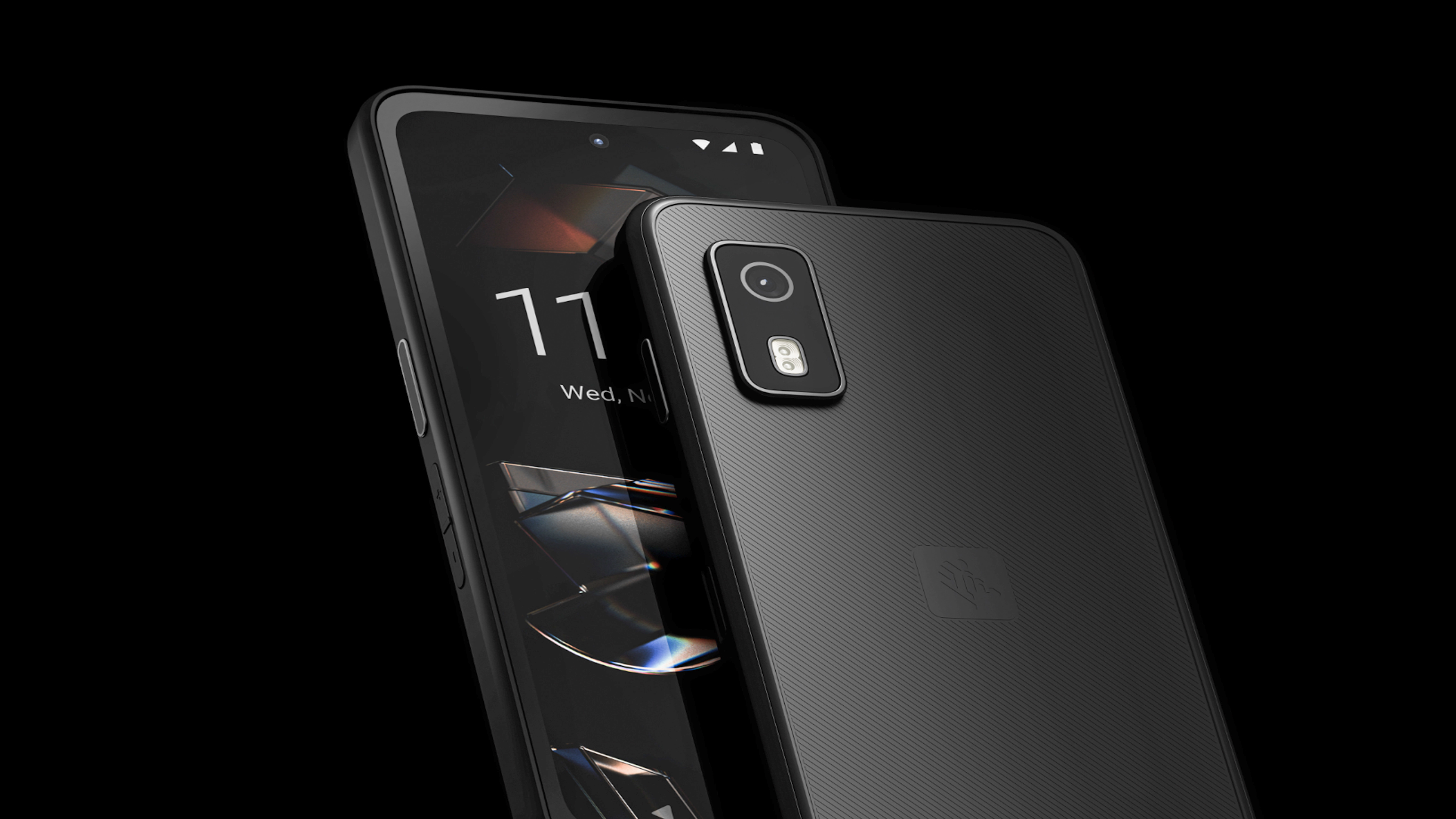 Front and back beauty render of the EM45 Mobile Computer