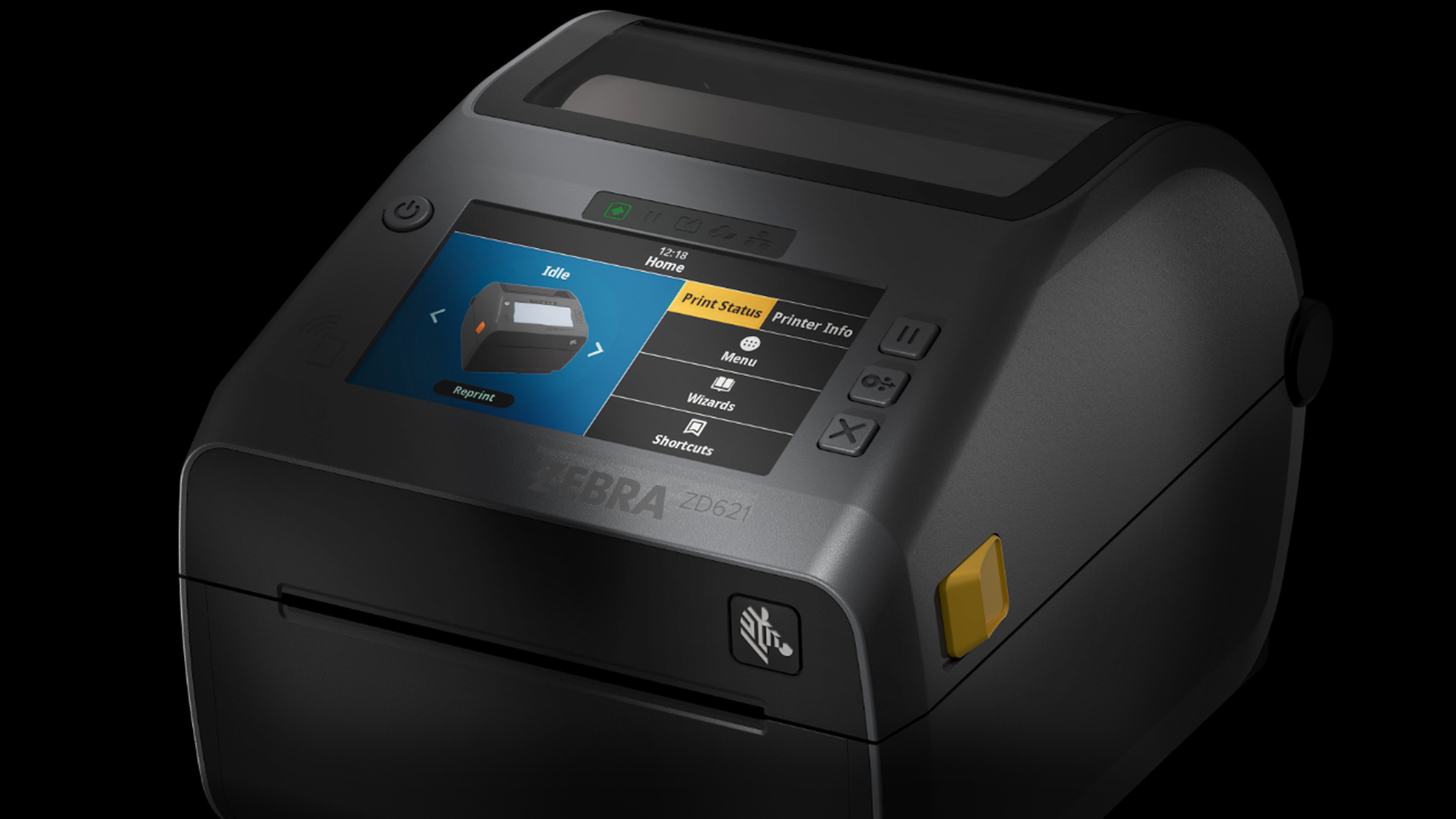 Front left beauty render of the ZD621d Printer